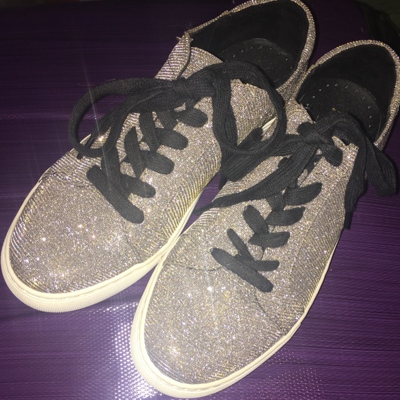 NEW Kenneth Cole Sparkle Sneakers - Picture 8 of 8